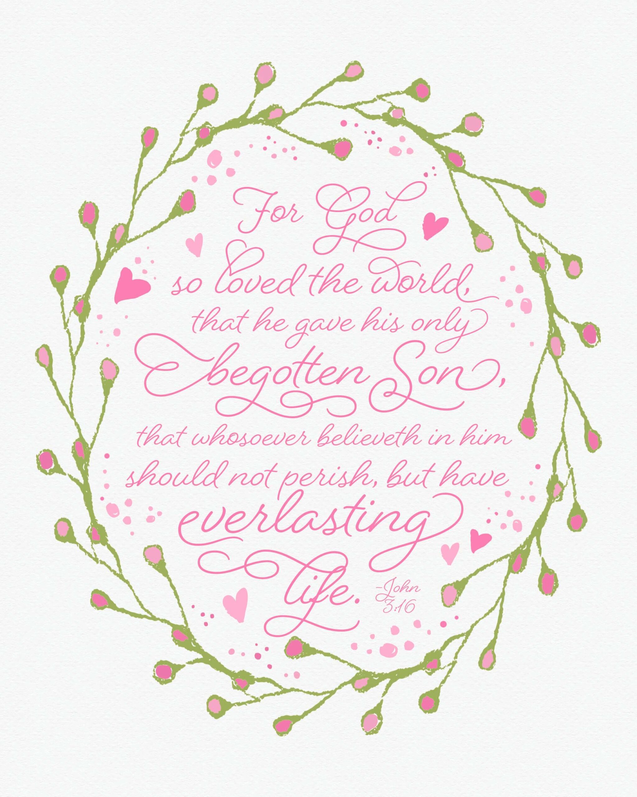 for god so loved the world valentine free printable