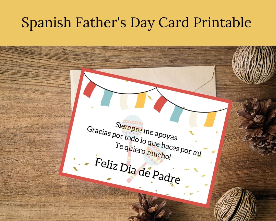 Felicidades Papi Spanish Fathers Day