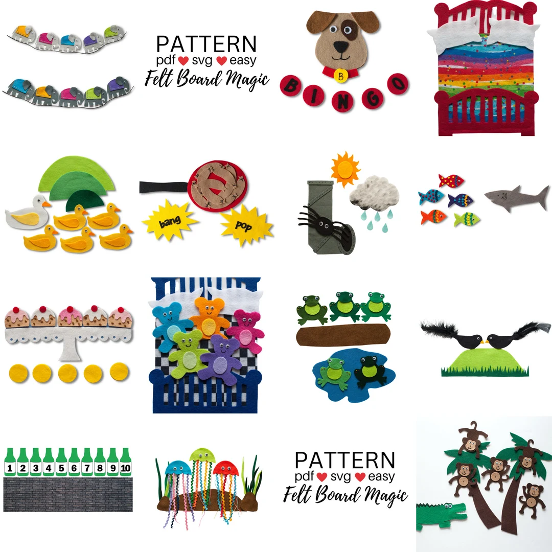 Felt Board Patterns Felt Board Songs
