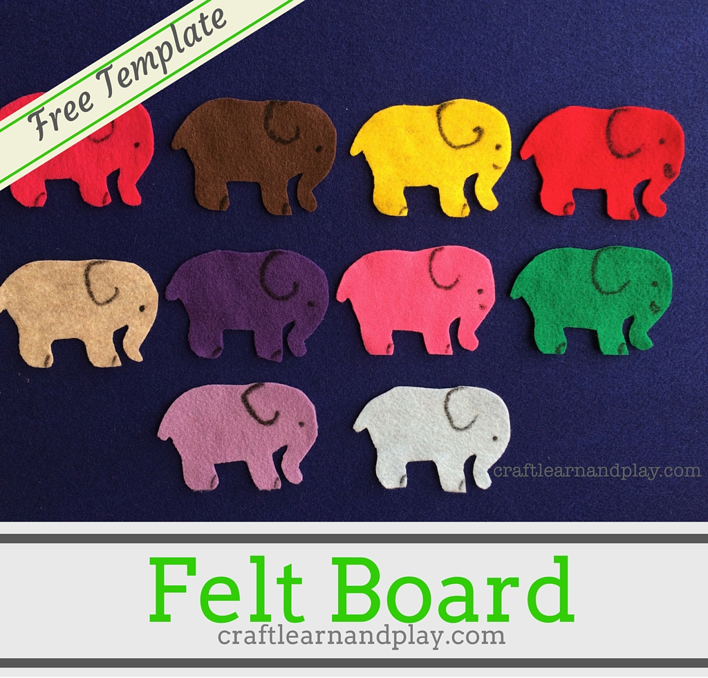 Felt Board Stories One Elephant Went Out To Play
