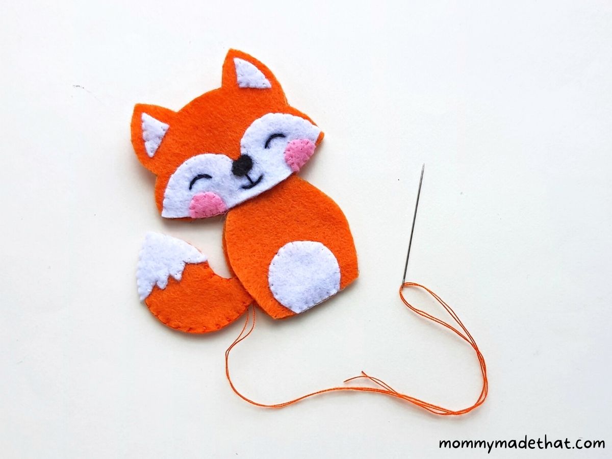 Felt Fox Ornament Felt Fox Ornament
