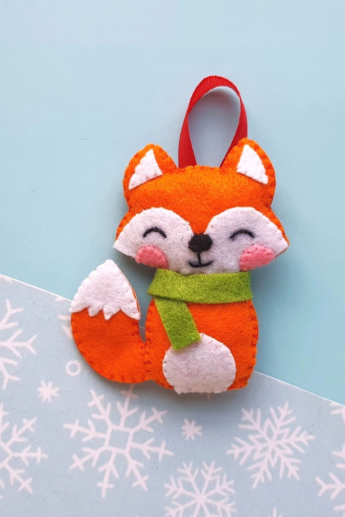 Felt Fox Ornament Felt Fox Ornament