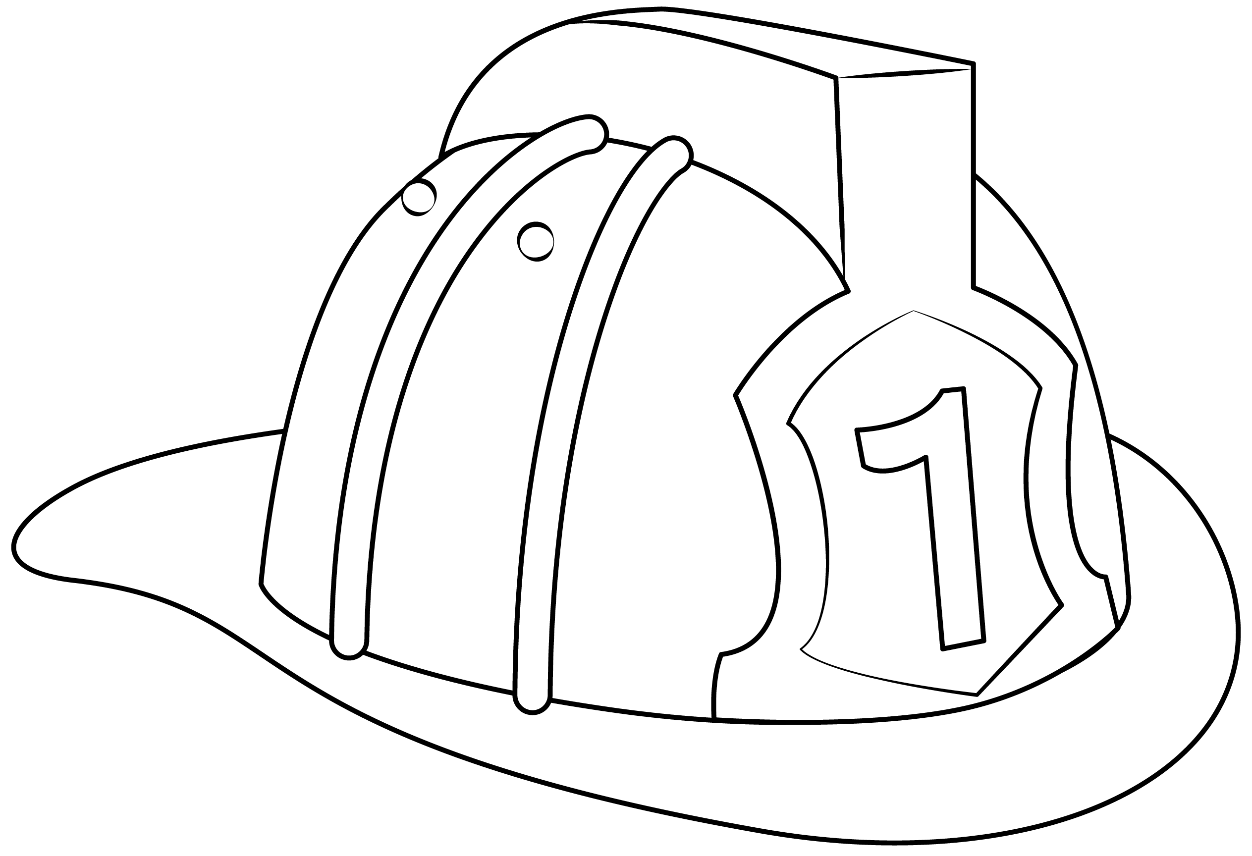 Firefighter Hat Printable Template