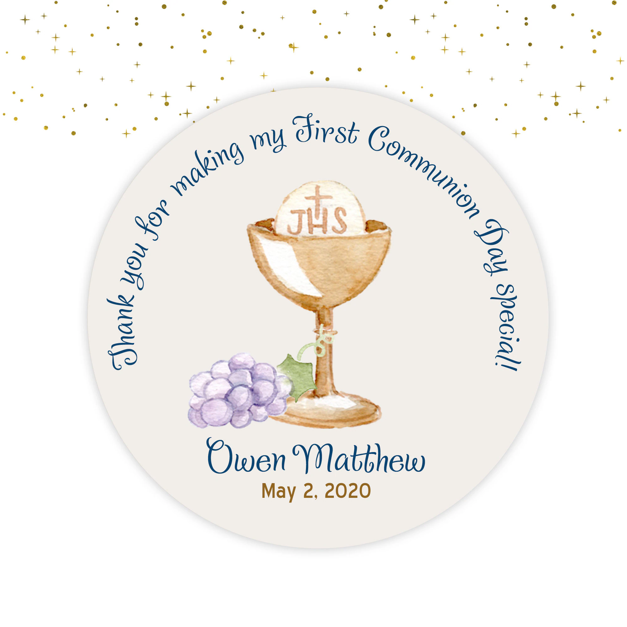 First Communion Sticker First Communion