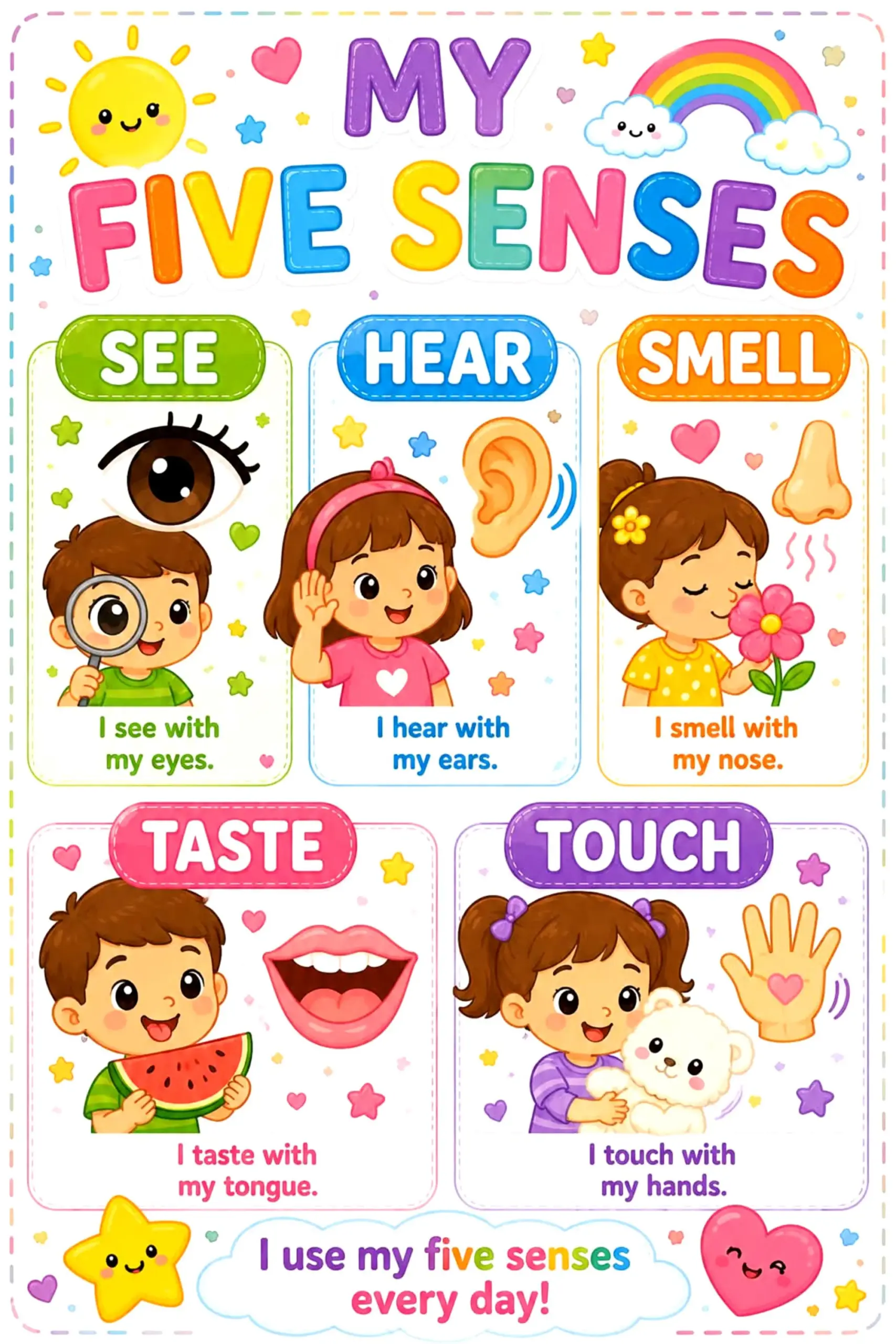 free printable daily five posters