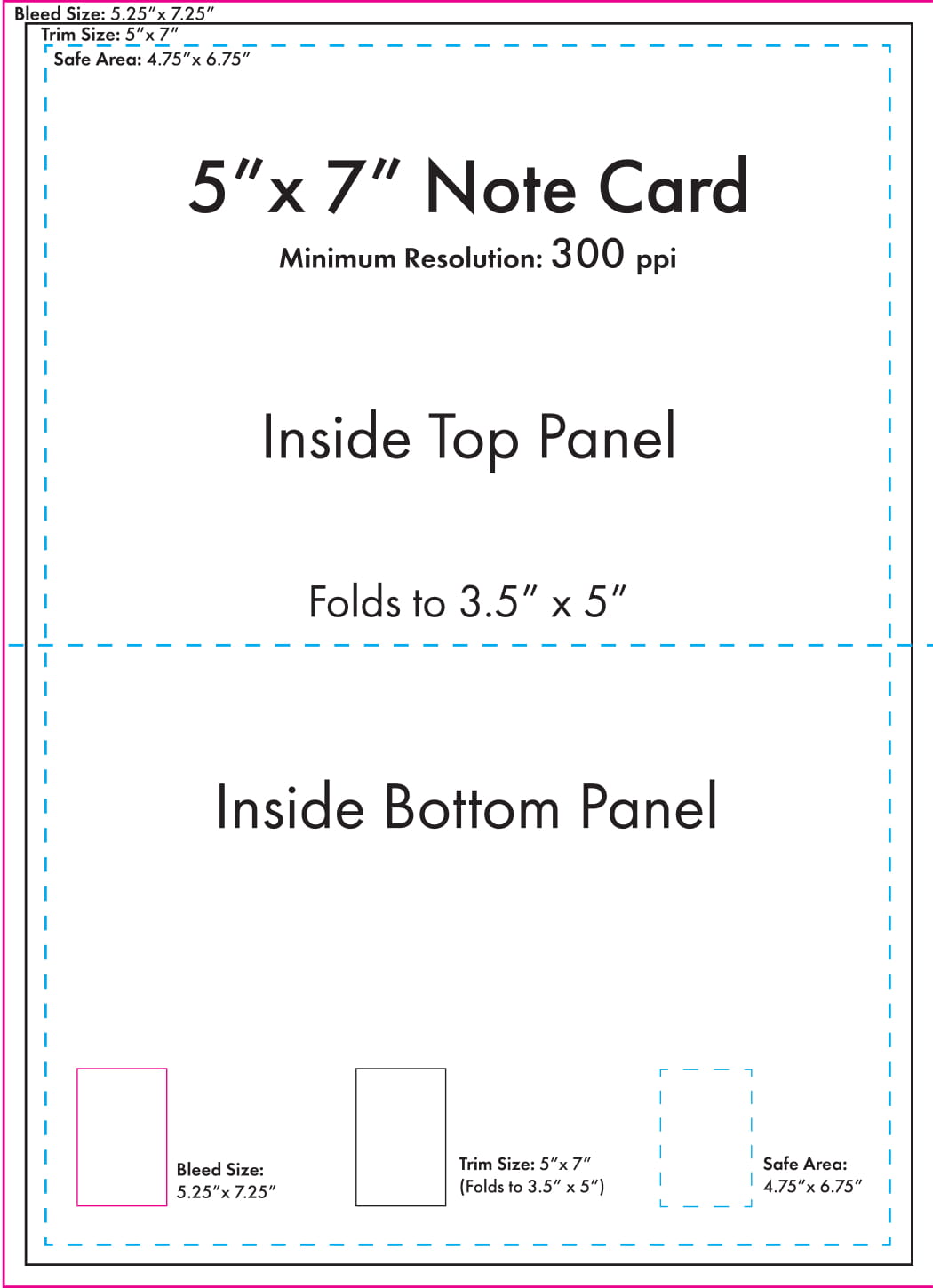 Five X Seven Note Card Template