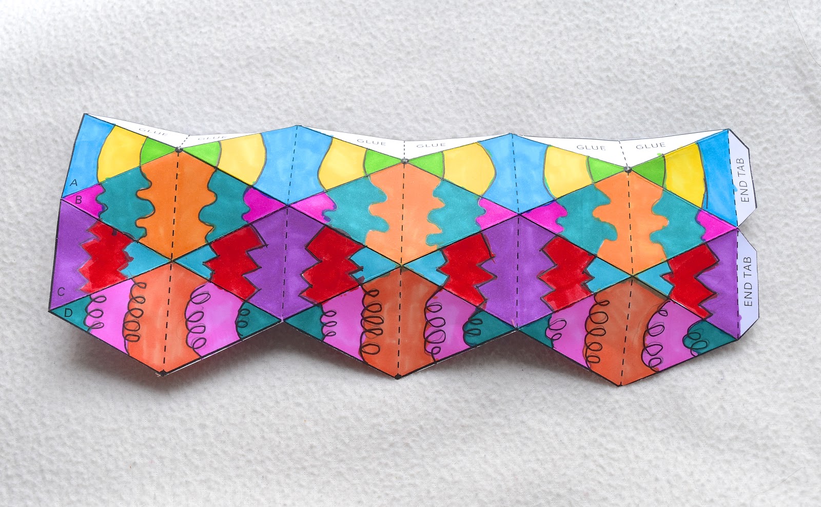 printable flextangle template patterns