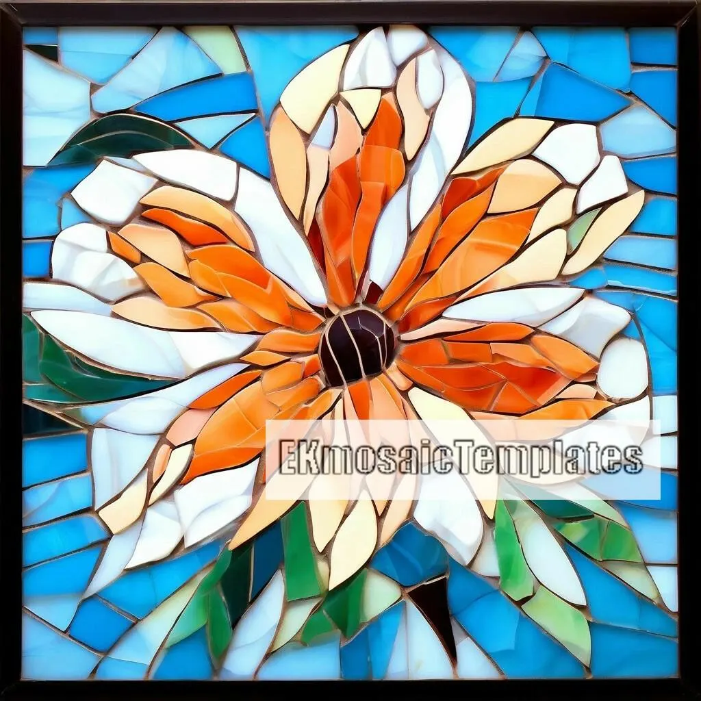 Flower Mosaic Templates Printable Floral Flower Mosaic Templates Printable Floral