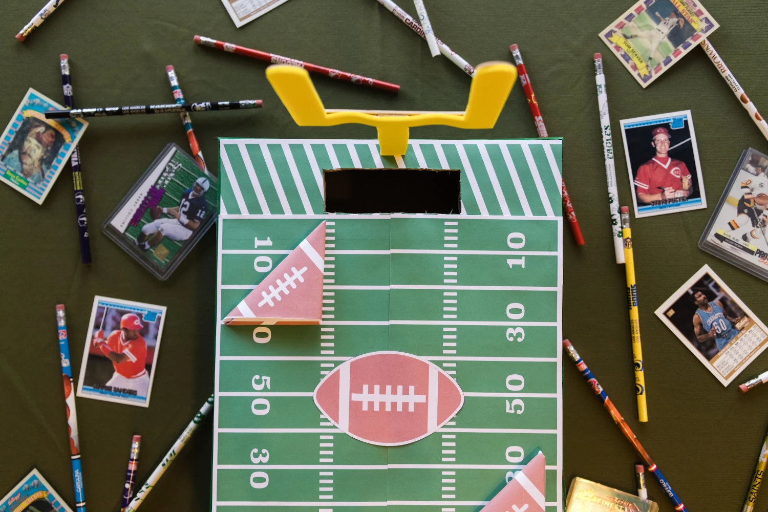 Football Field Valentine Box