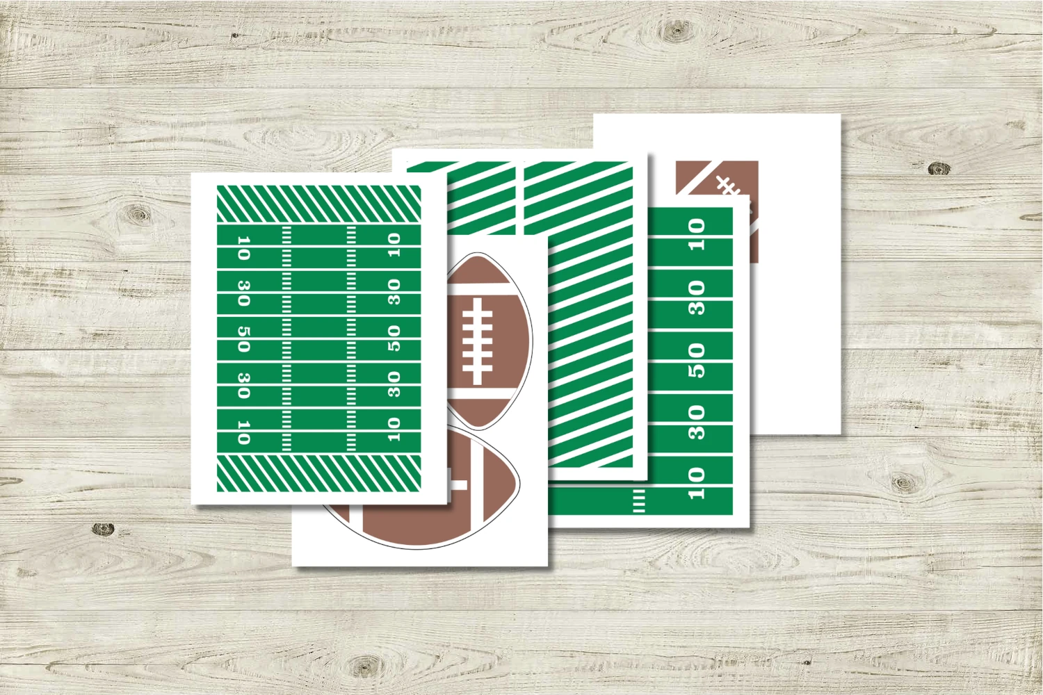 Football Field Valentine Box