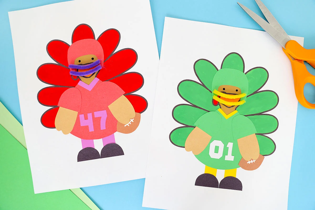 Football Player Turkey Disguise