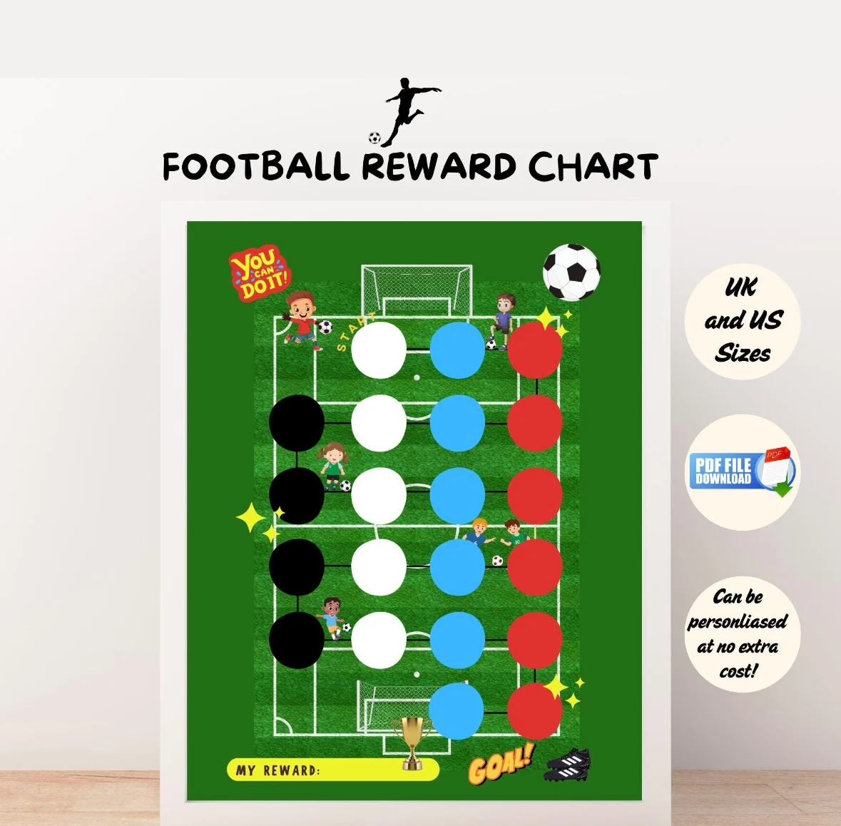 Football Printable Reward Chart