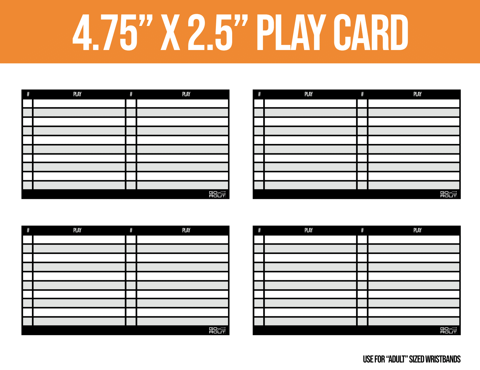Football Wristband Templates Football Wristband Templates