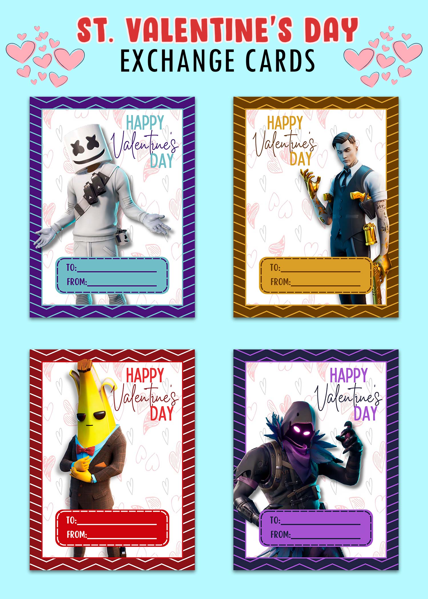 Fortnite Valentines Day Cards Fortnite Valentines Day Cards