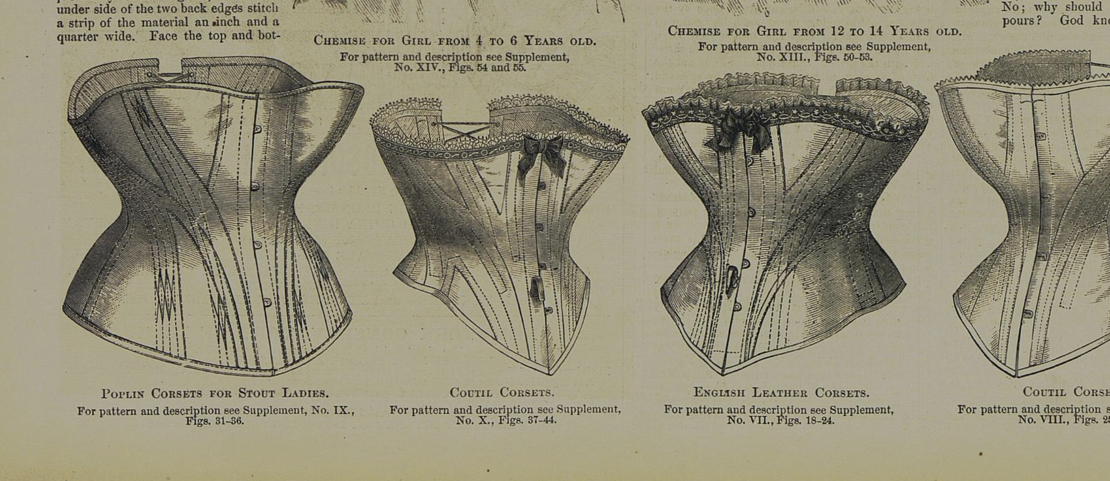 Free 1871 Corset Pattern Free 1871 Corset Pattern