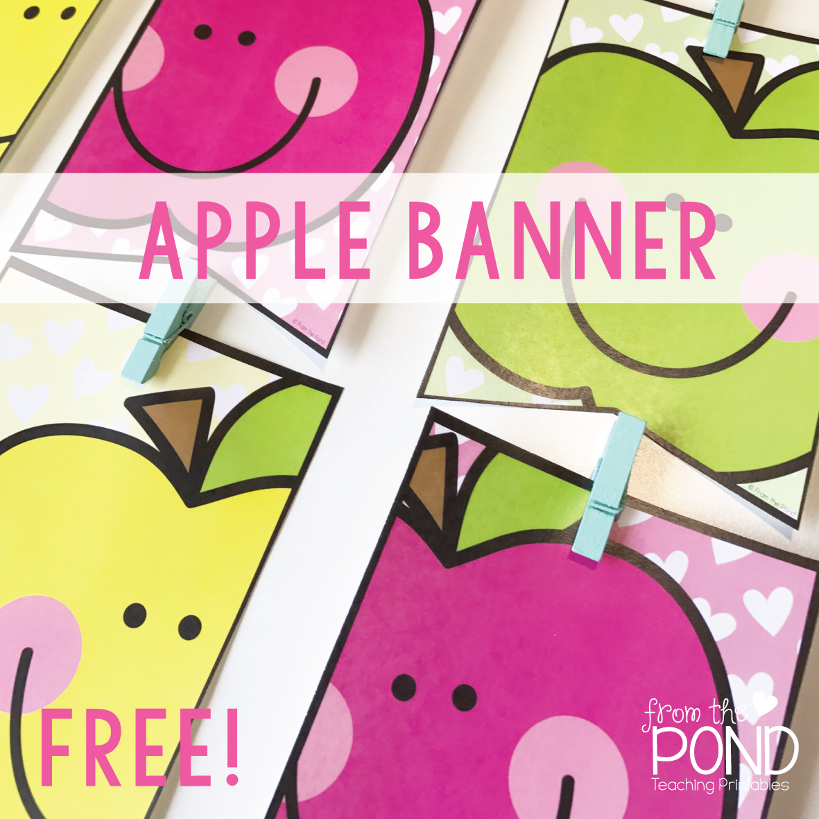 Free Apple Banner Pennants