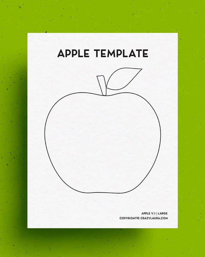 Free Apple Template