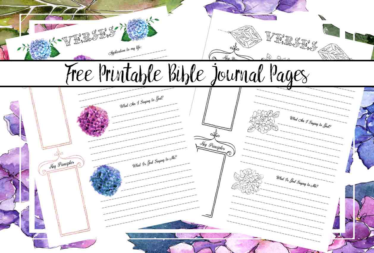 Free Bible Journaling Printables