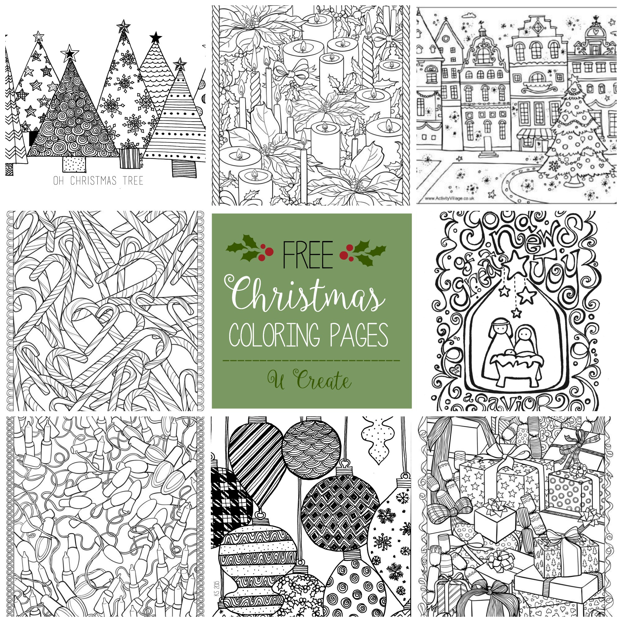 free printable christmas activity sheets for adults