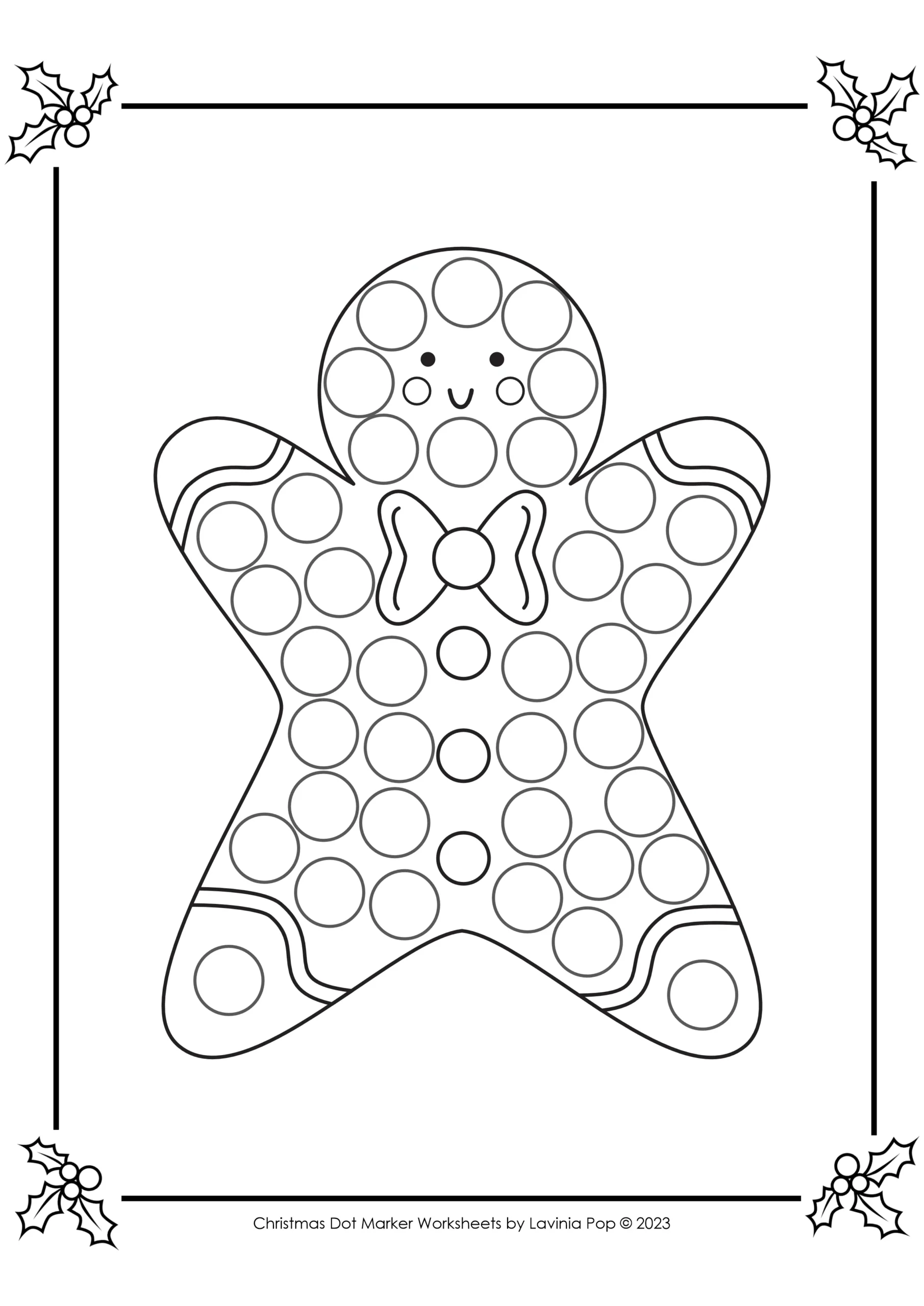 free dot marker printables