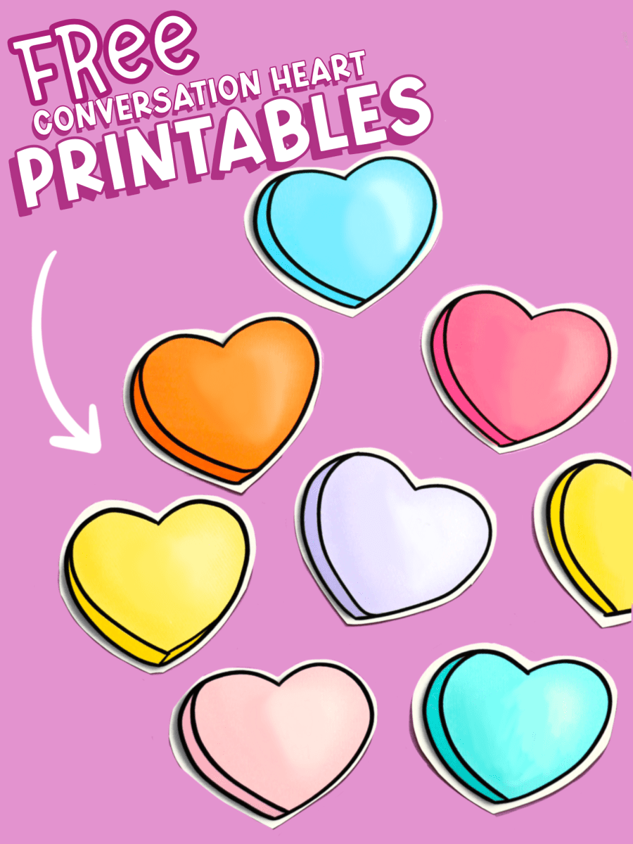 Free Conversation Heart Attack Printable
