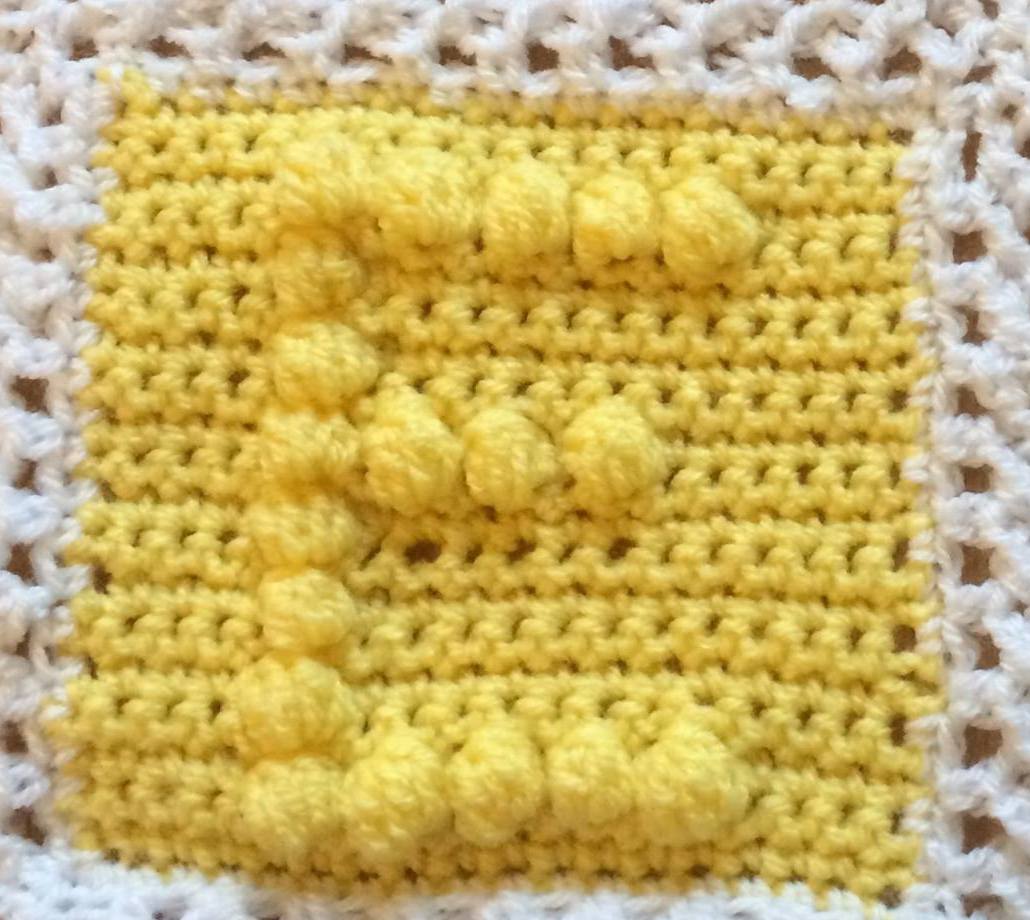 Free Crochet Pattern Bobble Alphabet