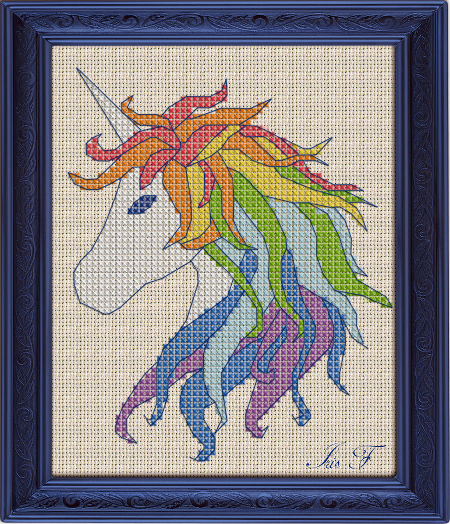 Free Cross Stitch Pattern Unicorn Free Cross Stitch Pattern Unicorn