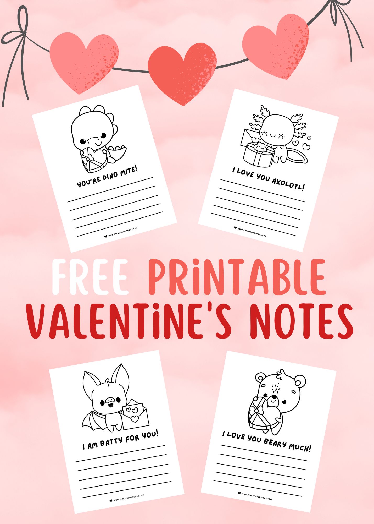 Free Cute Printable Valentines Day Notes