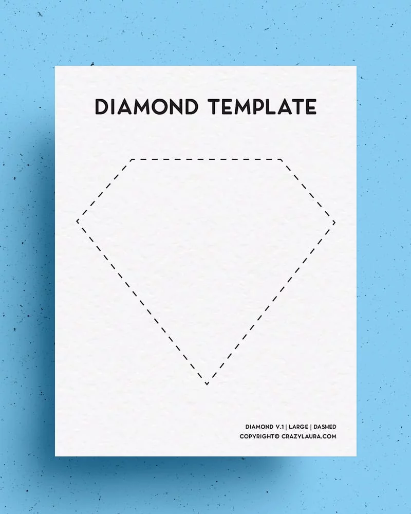 Free Diamond Template