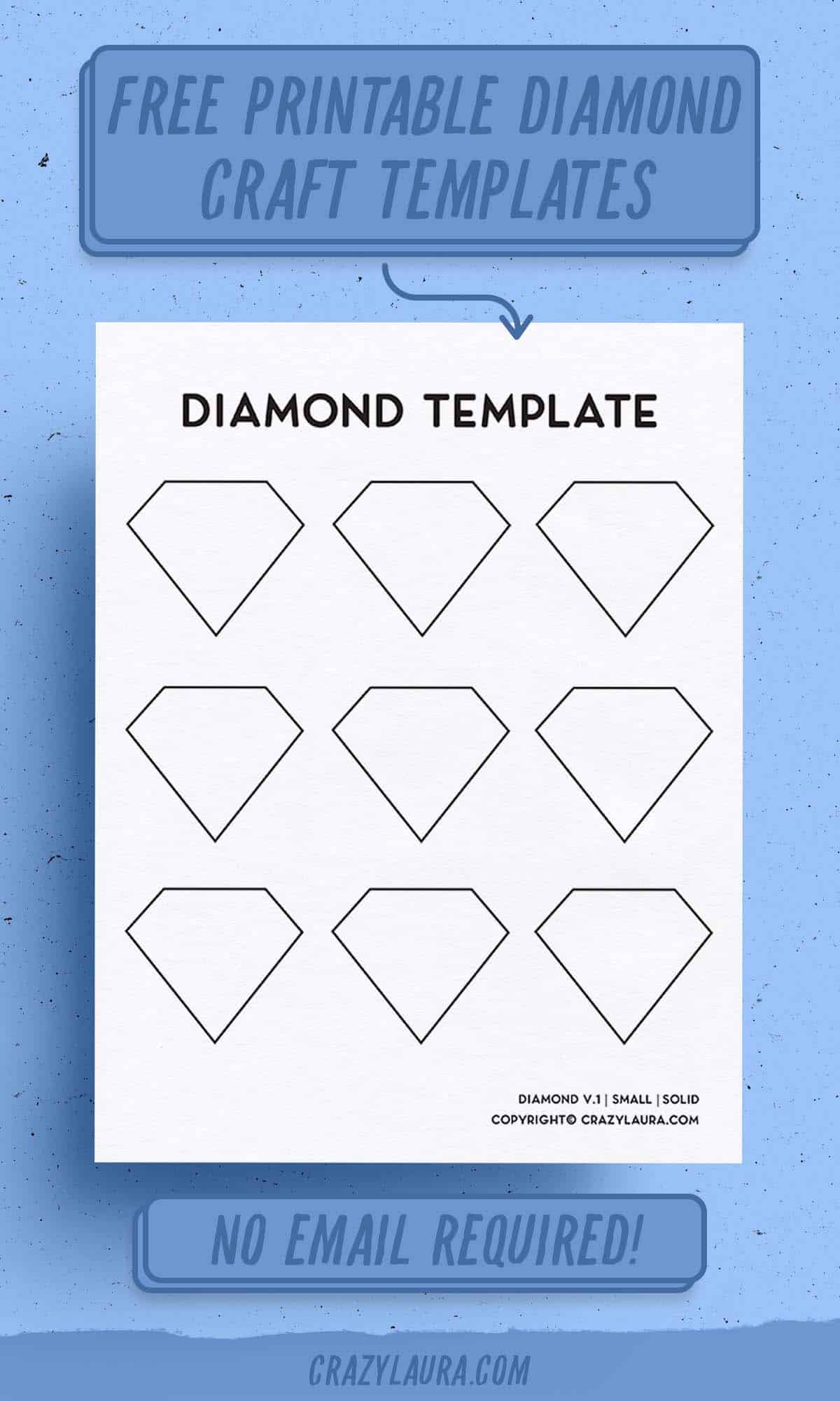 free printable diamond stencils