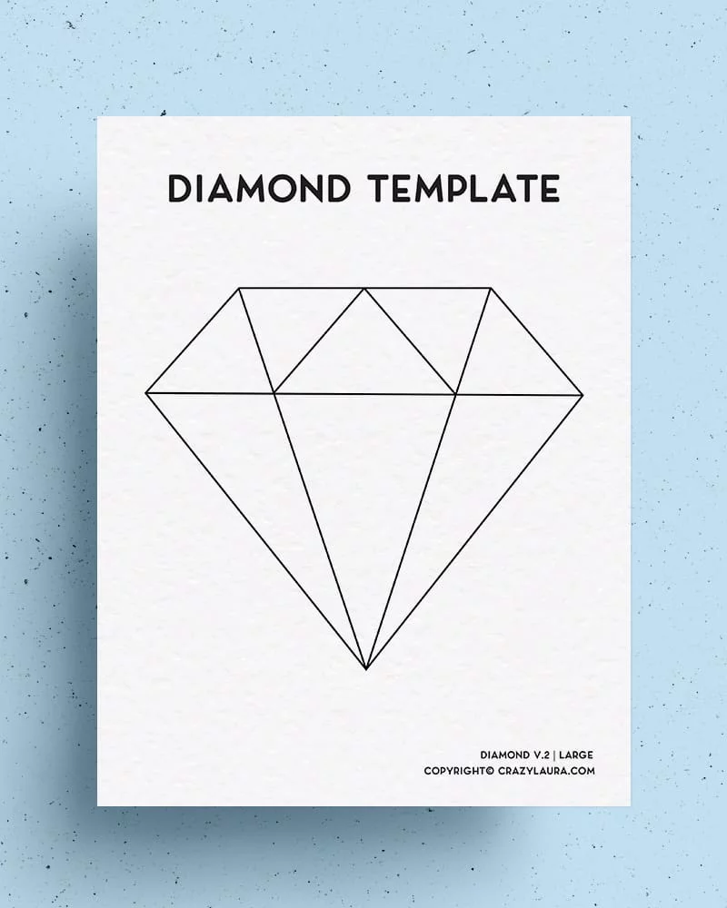 Free Diamond Template