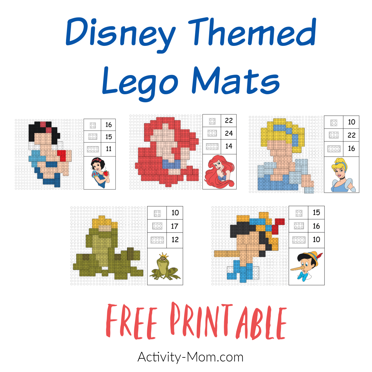 free printable lego patterns