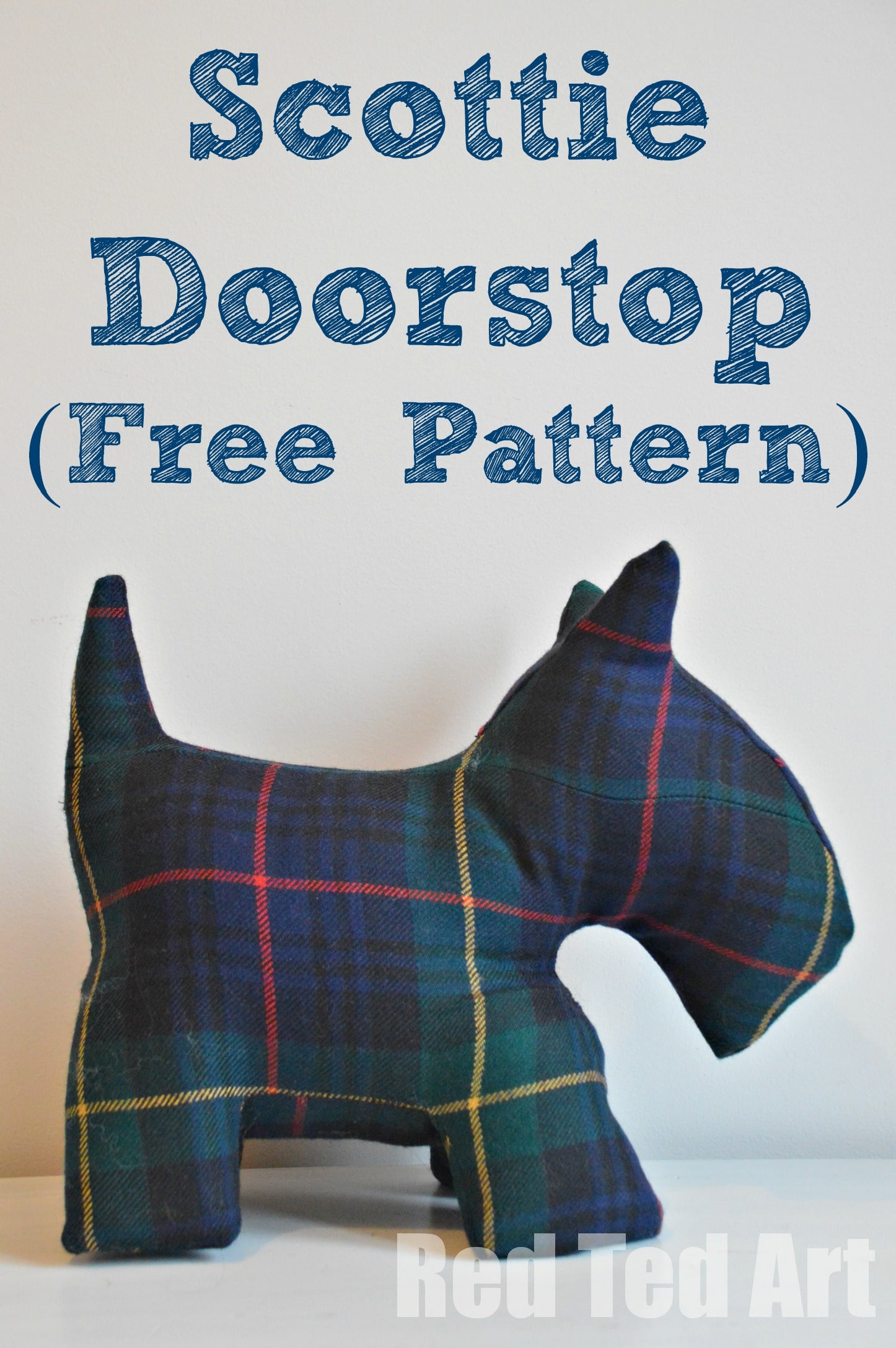 Free Dog Patterns Scottie Door Stop