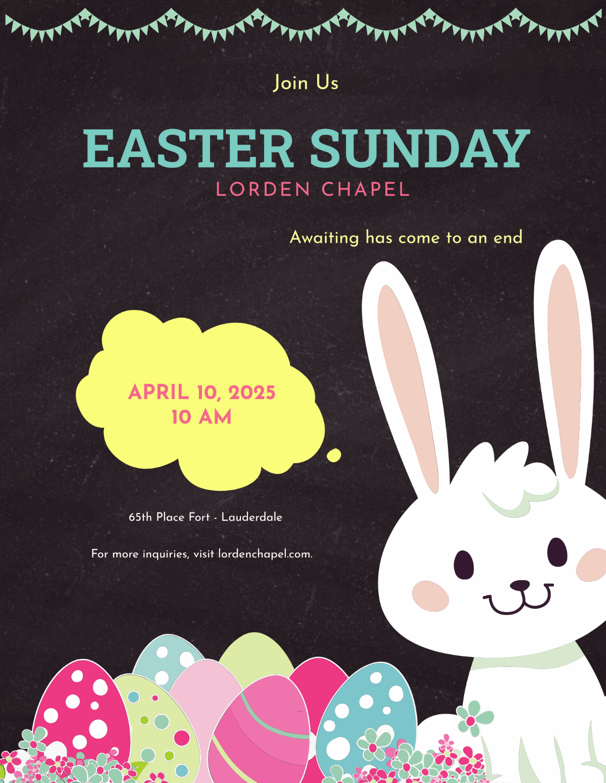 Free Easter Sunday Flyer