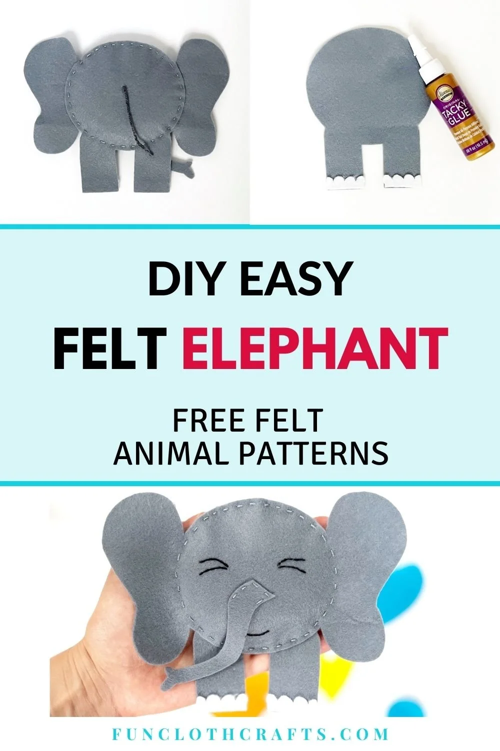 free printable elephant sewing patterns