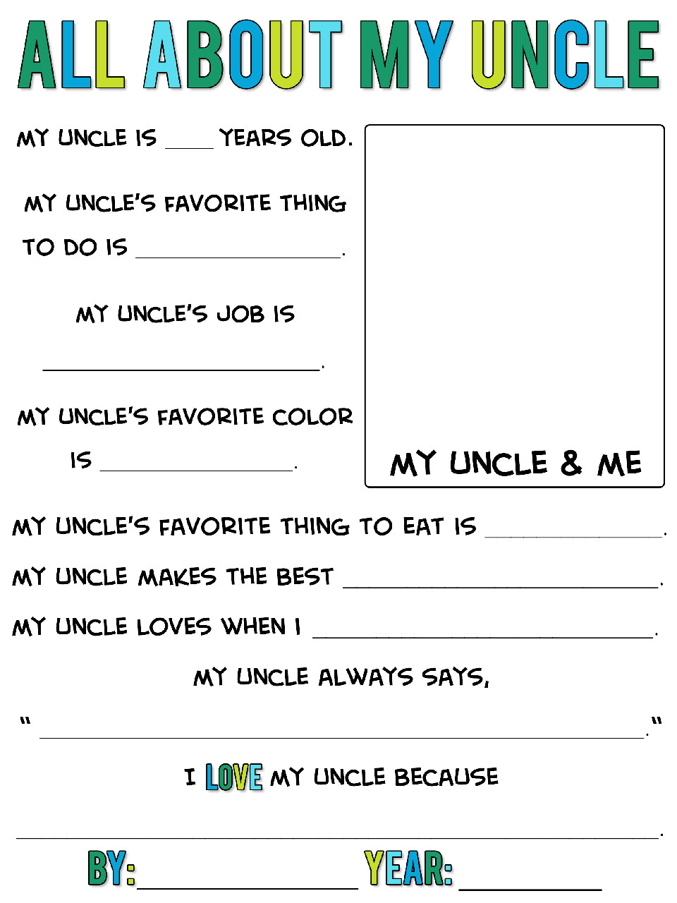 Free Fathers Day Questionnaire Printable Free Fathers Day Questionnaire Printable