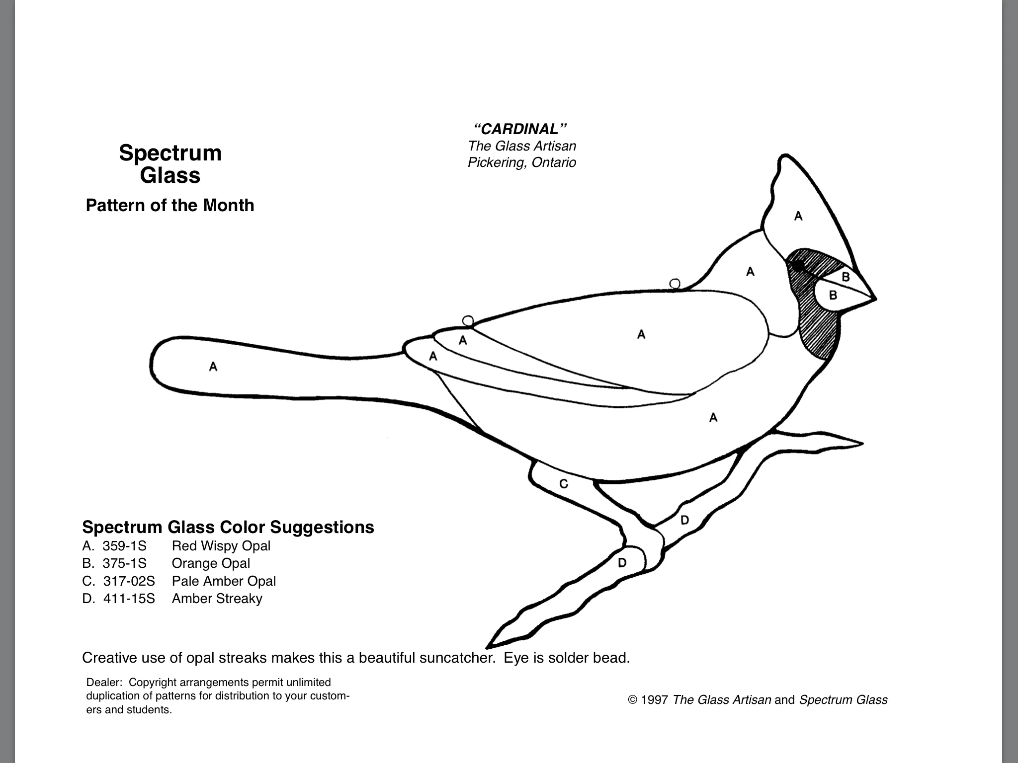 free printable stained glass bird patterns