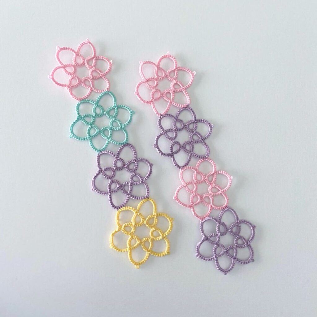 Free Flower Bookmark Tatting Pattern And Tutorial