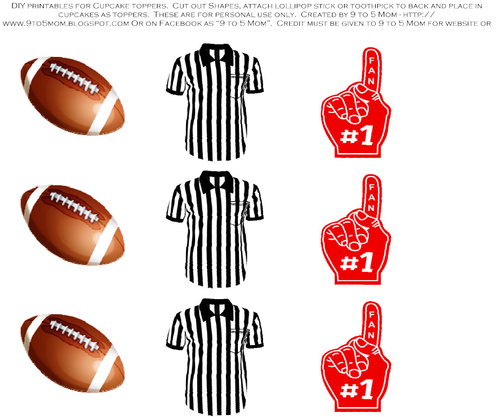 Free Football Tailgater Printables From 9 To 5 Mom