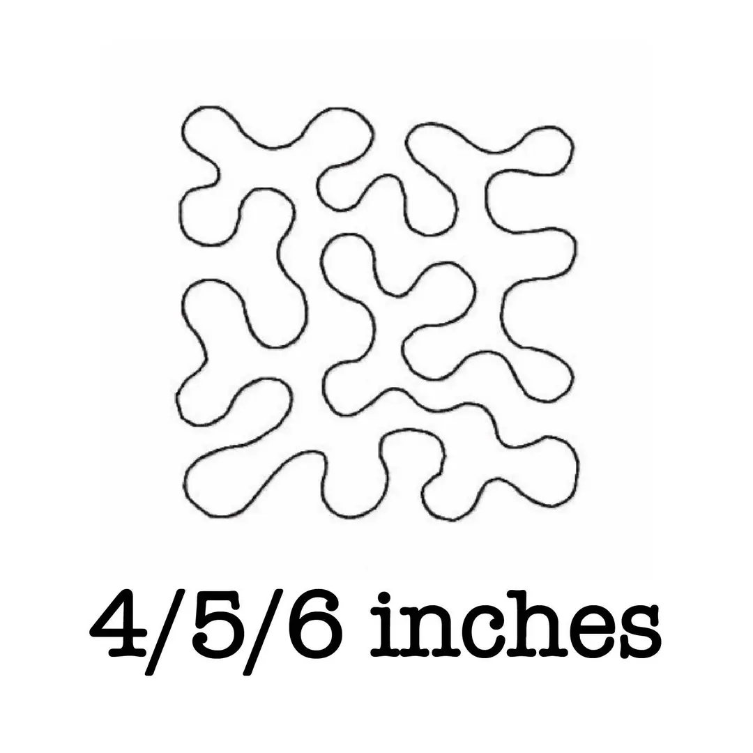 Free Motion Quilting Block Stipple