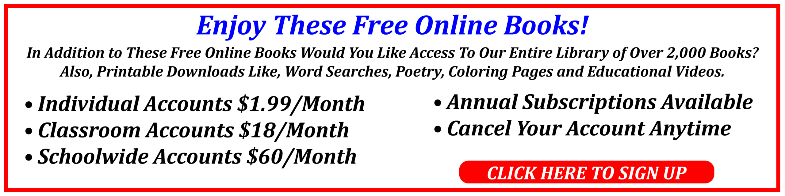 Free Online Books Guided Reading Level G