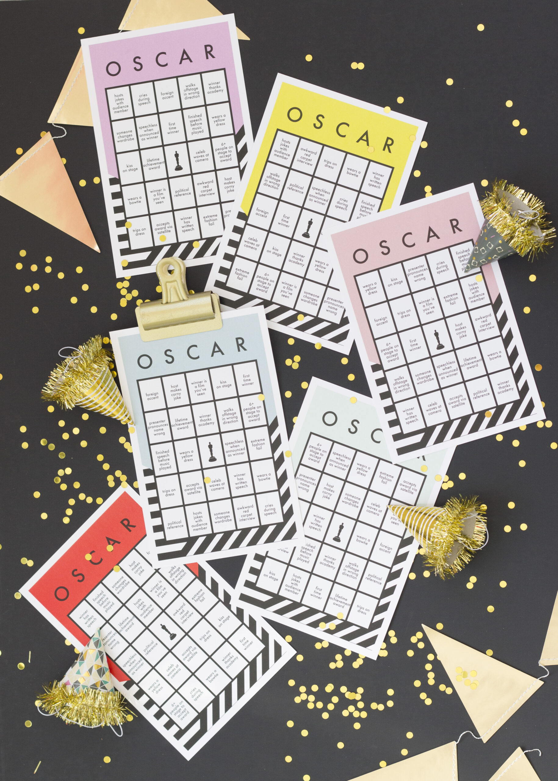 free oscar printables