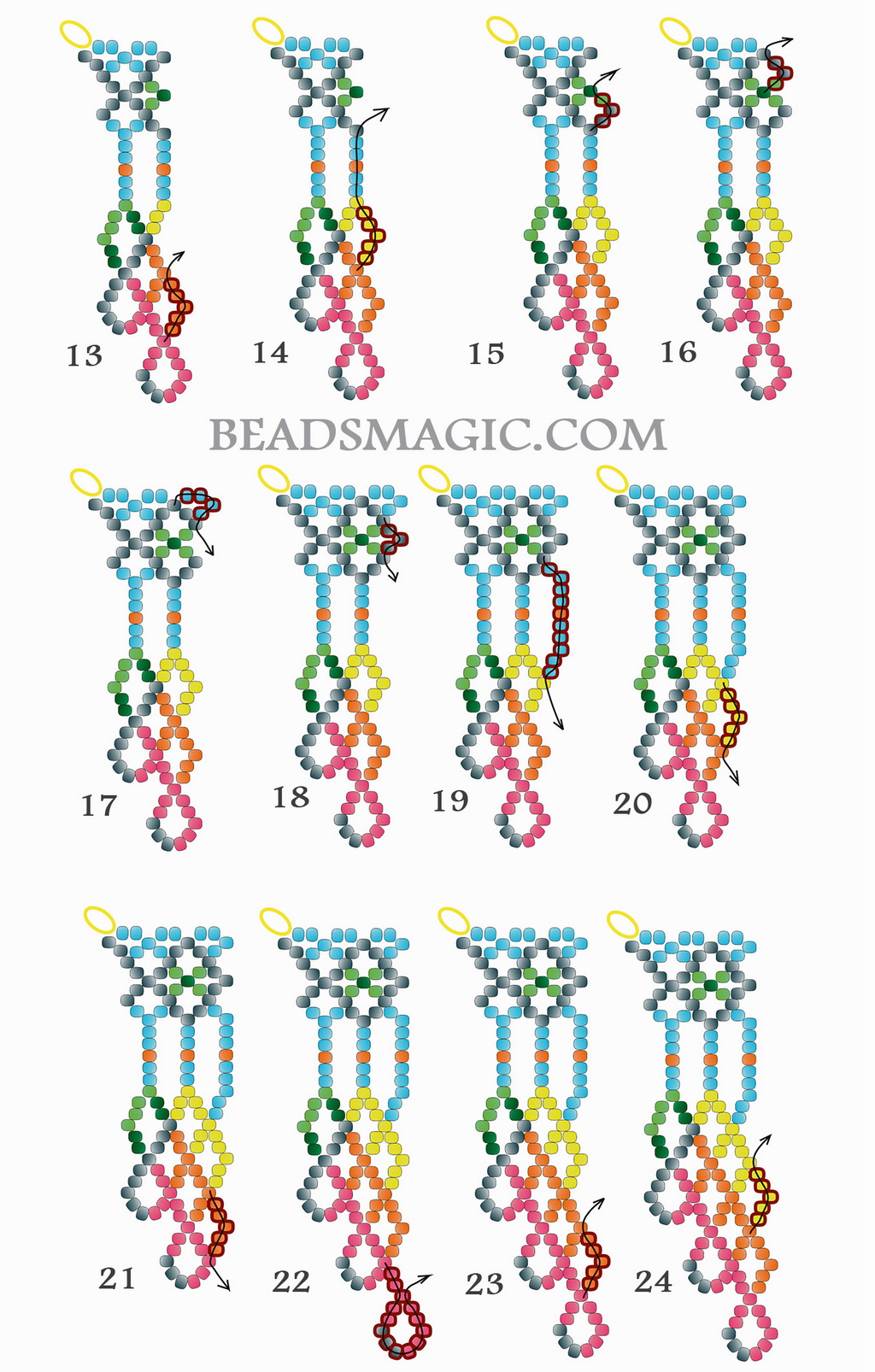 Free Pattern For Native American Necklace Amitola