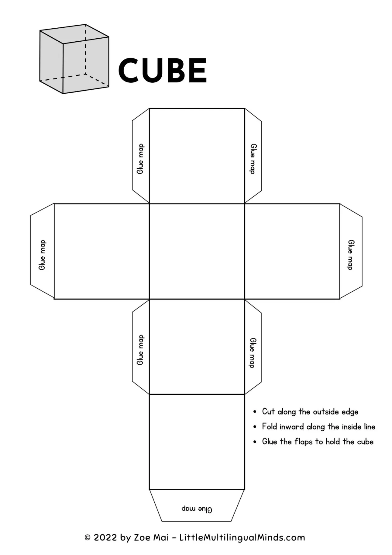 Free Printable 3d Shapes Chart