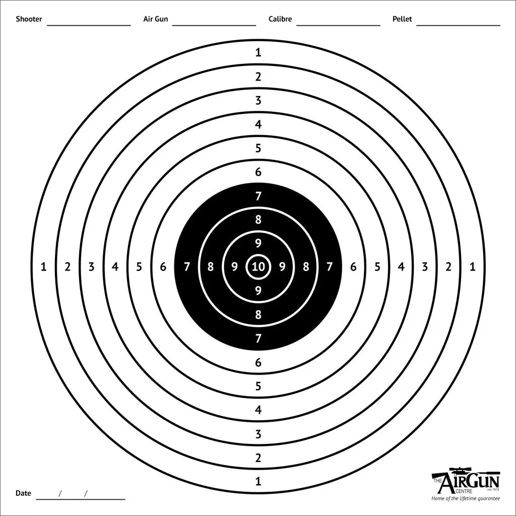 Free Printable Air Rifle Targets
