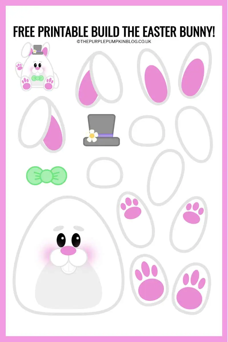 free printable easter bunny cutouts