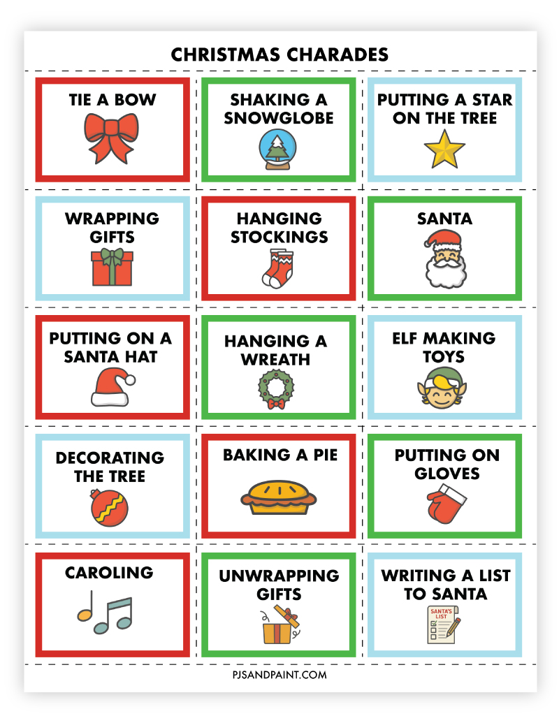 Free Printable Christmas Games And Activities