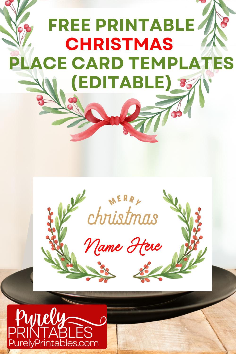 free printable christmas card photo templates