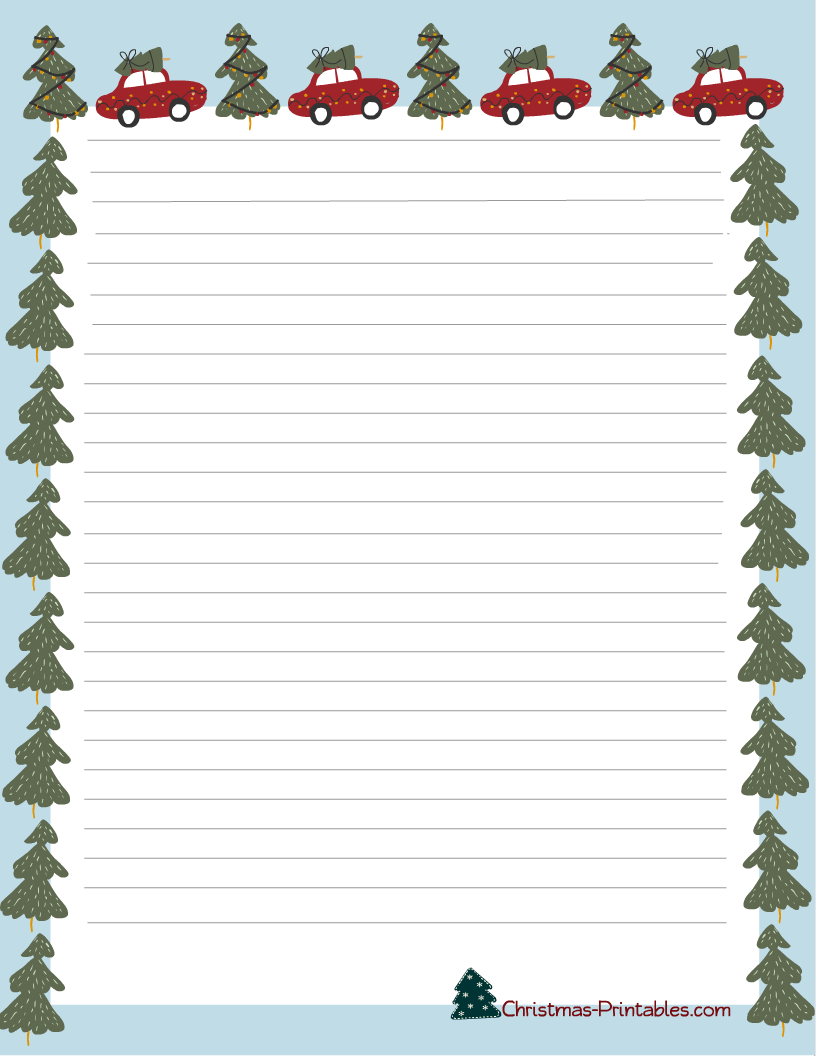 Free Printable Christmas Stationery