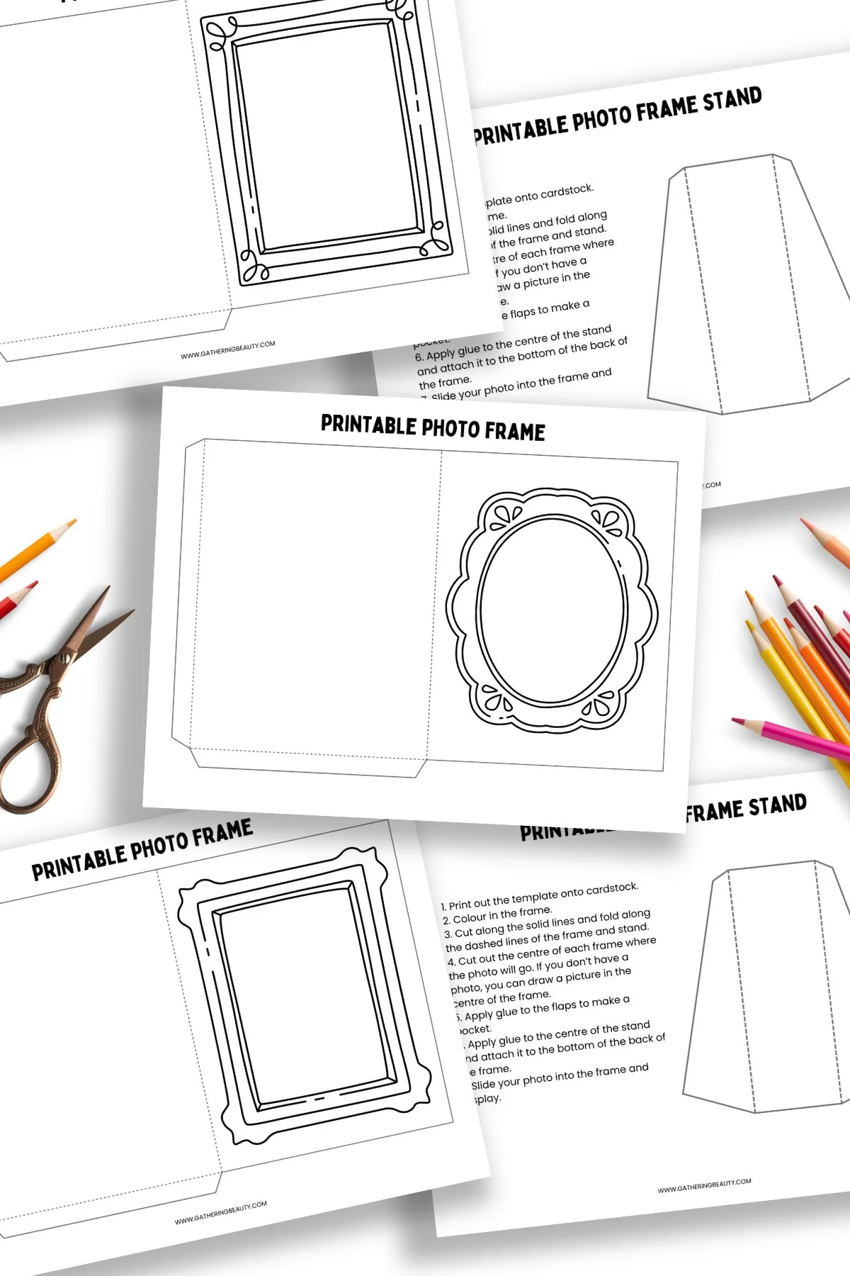Free Printable Diy Picture Frames